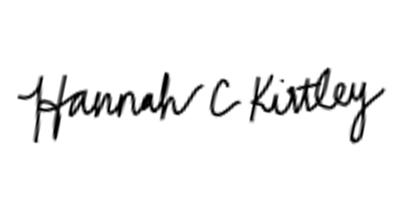 Signature of Hannah Kirtley, RD